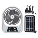 8 Inch Portable Table Fan with LED Light
